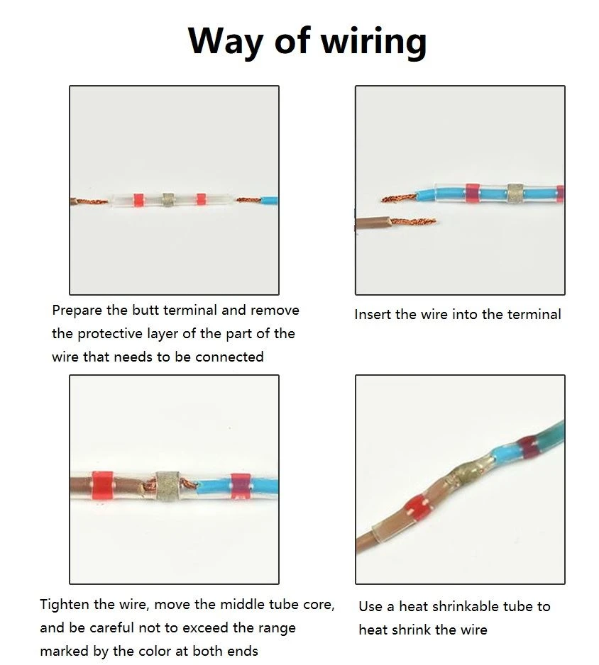 How do you seal heat shrink tubing?