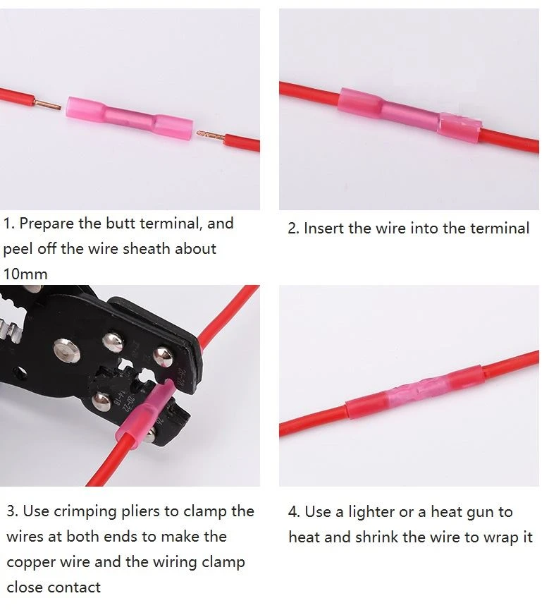 How do you crimp insulated butt connectors? How do you crimp insulated butt connectors?