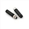 male connector m8 4-pin straight