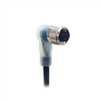 Pravokutni konektor M12 s LED diodom